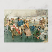 1907年の梨からのメリークリスマス シーズンポストカード (正面)