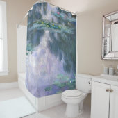 1907年の睡蓮シリーズbyクロードモネ シャワーカーテン (インサイチュ)