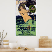 1907年イタリアン戦艦ローマ ポスター (キッチン)