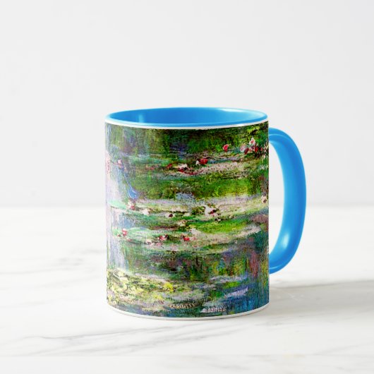 1907年クロード・モネ絵画ットによる睡蓮 マグカップ (正面右)