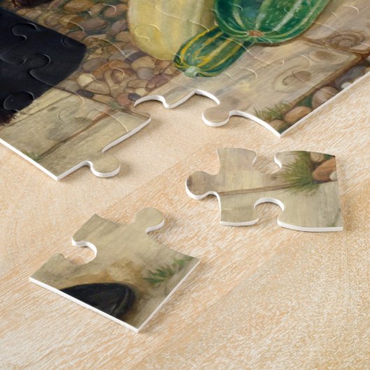 1907年ケイト・エリザベス・ブンセによる偶然の会合 ジグソーパズル (側面)