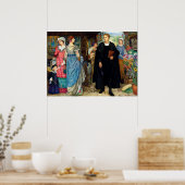 1907年ケイト・エリザベス・ブンセによる偶然の会合 ポスター (キッチン)