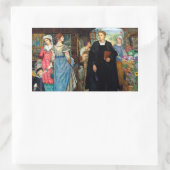 1907年ケイト・エリザベス・ブンセによる偶然の会合 長方形シール (バッグ)