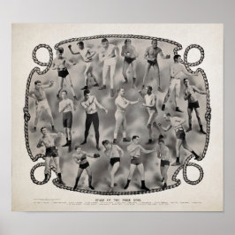 1907年スター・オブ・ザ・プライズリングや輪ポスター ポスター