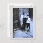 1907年ニューヨークのユダヤ教新年 ヴィンテージ写真 シーズンポストカード (正面/裏面)