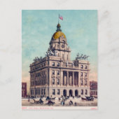 1907年市庁舎サバンナGA歴史的建造物 ポストカード (正面)