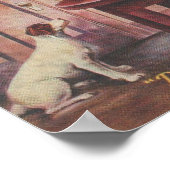 1907年葉書。犬や猫の残り物なし ポスター (角)