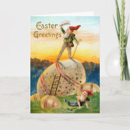 1907年頃のヴィンテージイースターカード シーズンカード