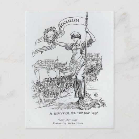 1907年5月の日 ポストカード (正面)