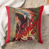 1907 Redwing sheet music coverプリント クッション (ブランケット)