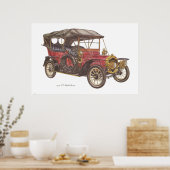 1907 TTモデルローバー自動車 ポスター (キッチン)