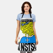 1908ウィーンアールヌーボーアートショーフェアメイド エプロン (着用した状態)