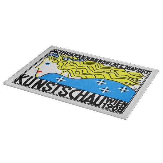 1908ウィーンアールヌーボーアートショーフェアメイド カッティングボード (角)