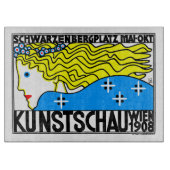 1908ウィーンアールヌーボーアートショーフェアメイド カッティングボード (正面)