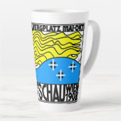 1908ウィーンアールヌーボーアートショーフェアメイド カフェラテマグ (右アングル)