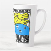 1908ウィーンアールヌーボーアートショーフェアメイド カフェラテマグ (右)