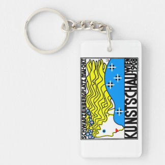 1908ウィーンアールヌーボーアートショーフェアメイド キーホルダー