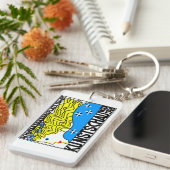 1908ウィーンアールヌーボーアートショーフェアメイド キーホルダー (正面右)