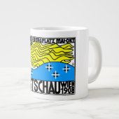 1908ウィーンアールヌーボーアートショーフェアメイド ジャンボコーヒーマグカップ (正面右)