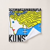 1908ウィーンアールヌーボーアートショーフェアメイド バスタオルセット (ウォッシュタオル)