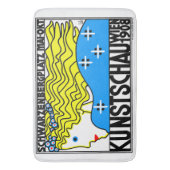 1908ウィーンアールヌーボーアートショーフェアメイド バスマット (正面縦)