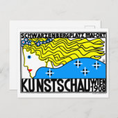 1908ウィーンアールヌーボーアートショーフェアメイド ポストカード (正面/裏面)