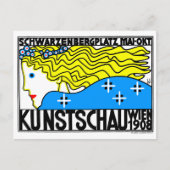 1908ウィーンアールヌーボーアートショーフェアメイド ポストカード (正面)