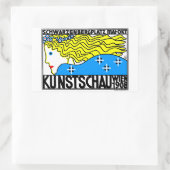 1908ウィーンアールヌーボーアートショーフェアメイド 長方形シール (バッグ)