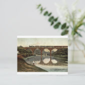 1908オハイオ州The Bridges, Painesvilleヴィンテージ ポストカード (スタンド正面)