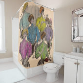 1908ジンベルレディースブルースウェイストno.2 シャワーカーテン (インサイチュ)