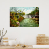 1908ブロンクス川秋、ブロンクス公園、ニューヨーク ポスター (キッチン)