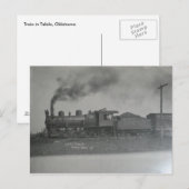 1908年にタララで訓練する ポストカード (正面/裏面)