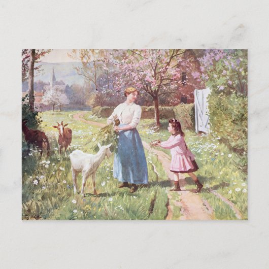 1908年のイースターエッグ シーズンポストカード (正面)