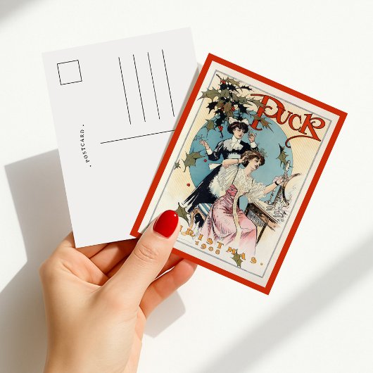 1908年のパッククリスマス ポストカード