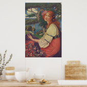 1908年の夢想カラフル娘 ポスター (キッチン)