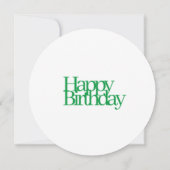 1908年の誕生日ノートカード 招待状 (裏面)