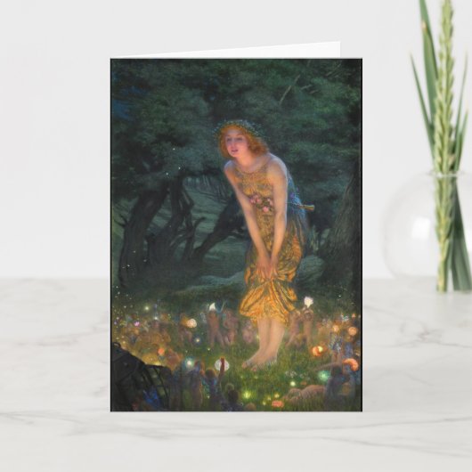 1908年エドワード・ロバート・ヒューズ著 カード (正面)