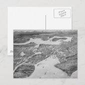 1908年シアトル古地図 ポストカード (正面/裏面)