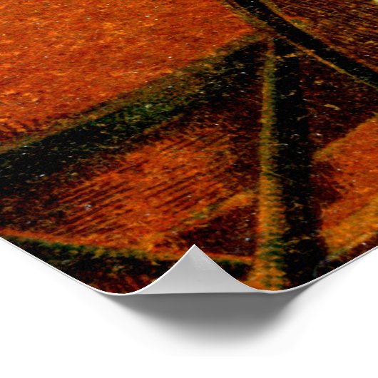 1908年シャンパン ポスター (角)