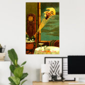 1908年シャンパン ポスター (ホームオフィス)