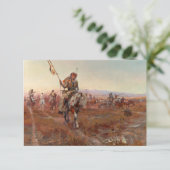 1908年チャールズ・マリオン・ラッセル著の医学博士 サンキューカード (スタンド正面)