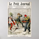 1908年ボスニア危機第一次世界大戦前イラストレーション ポスター (正面)