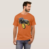 1908年式スタンレー・スチーマーモーターカー  ジョークグッズ Tシャツ (正面フル)