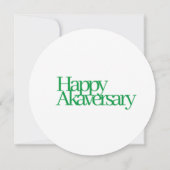 1908年記念（会員制）ノートカード 招待状 (裏面)