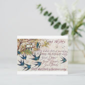 1908年青い鳥を願う ポストカード (スタンド正面)