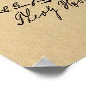 1908年飛んでいるウィング特許スケッチ芸術プリント ポスター (角)