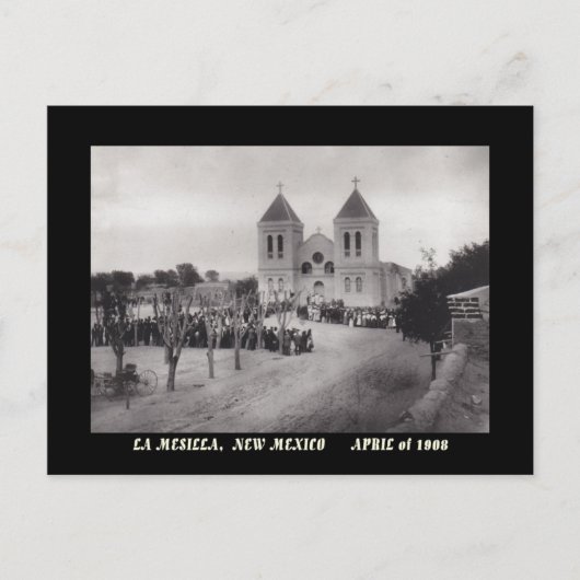 1908 PLAZA VIEW, LA MELILLA, NEW MEXICOポストカード ポストカード (正面)