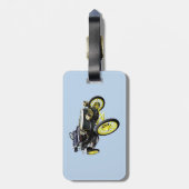 1908 Stanley汽船モーターカー ラゲッジタグ (裏面縦)