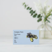 1908 Stanley汽船モーターカー 名刺 (スタンド正面)