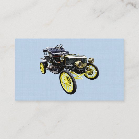 1908 Stanley汽船モーターカー 名刺 (裏面)